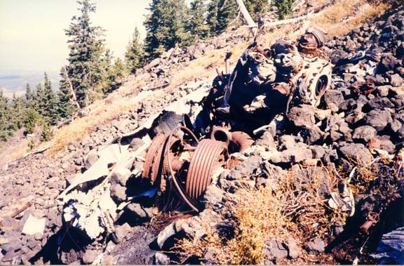 B-24 Liberator 42-50890 Crash On Humphreys Peak, San Francisco Peaks ...